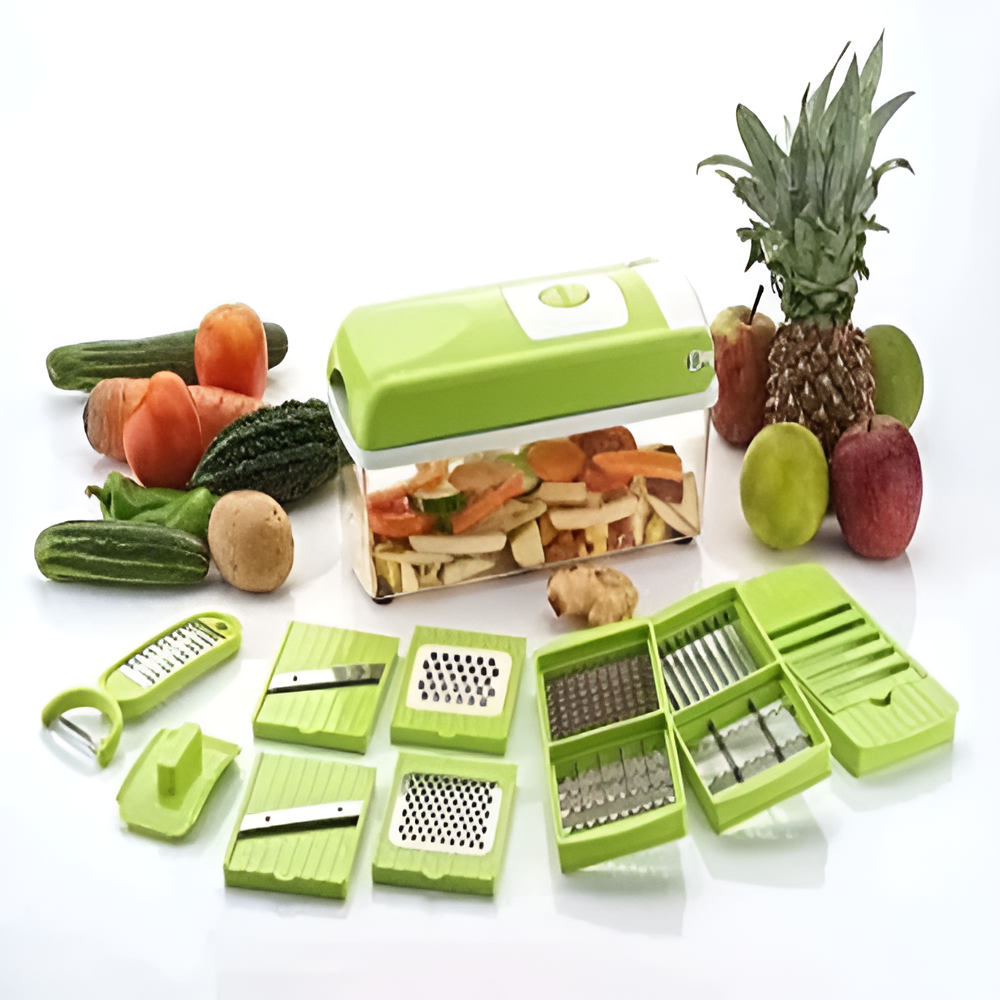 Multi-Function 16-in-1 Cutter – Slice, Dice, Grate & More